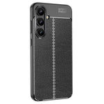 For Samsung Galaxy S24 FE Case Litchi Texture TPU Flexible Phone Cover