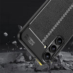 For Samsung Galaxy S24 FE Case Litchi Texture TPU Flexible Phone Cover
