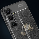 For Samsung Galaxy S24 FE Case Litchi Texture TPU Flexible Phone Cover