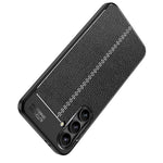 For Samsung Galaxy S24 FE Case Litchi Texture TPU Flexible Phone Cover