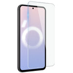 NORTHJO Cover til Samsung Galaxy S24 FE i klar TPU med hærdet glasbeskyttelsesfilm