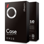 NORTHJO Cover til Samsung Galaxy S24 FE i klar TPU med hærdet glasbeskyttelsesfilm