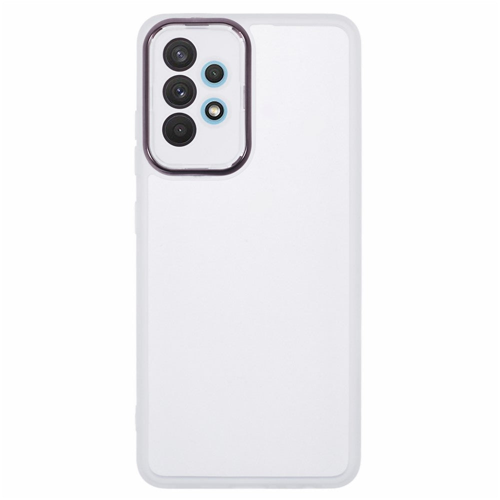 DKSM-serie til Samsung Galaxy M32 5G / A32 5G-cover Elektropletteret kameraramme TPU-telefoncover