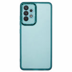DKSM-serie til Samsung Galaxy M32 5G / A32 5G-cover Elektropletteret kameraramme TPU-telefoncover