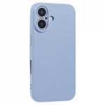 For iPhone 16 Plus Case Soft Fiber Lining TPU Phone Cover Camera Lens Protection