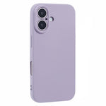 For iPhone 16 Plus Case Soft Fiber Lining TPU Phone Cover Camera Lens Protection