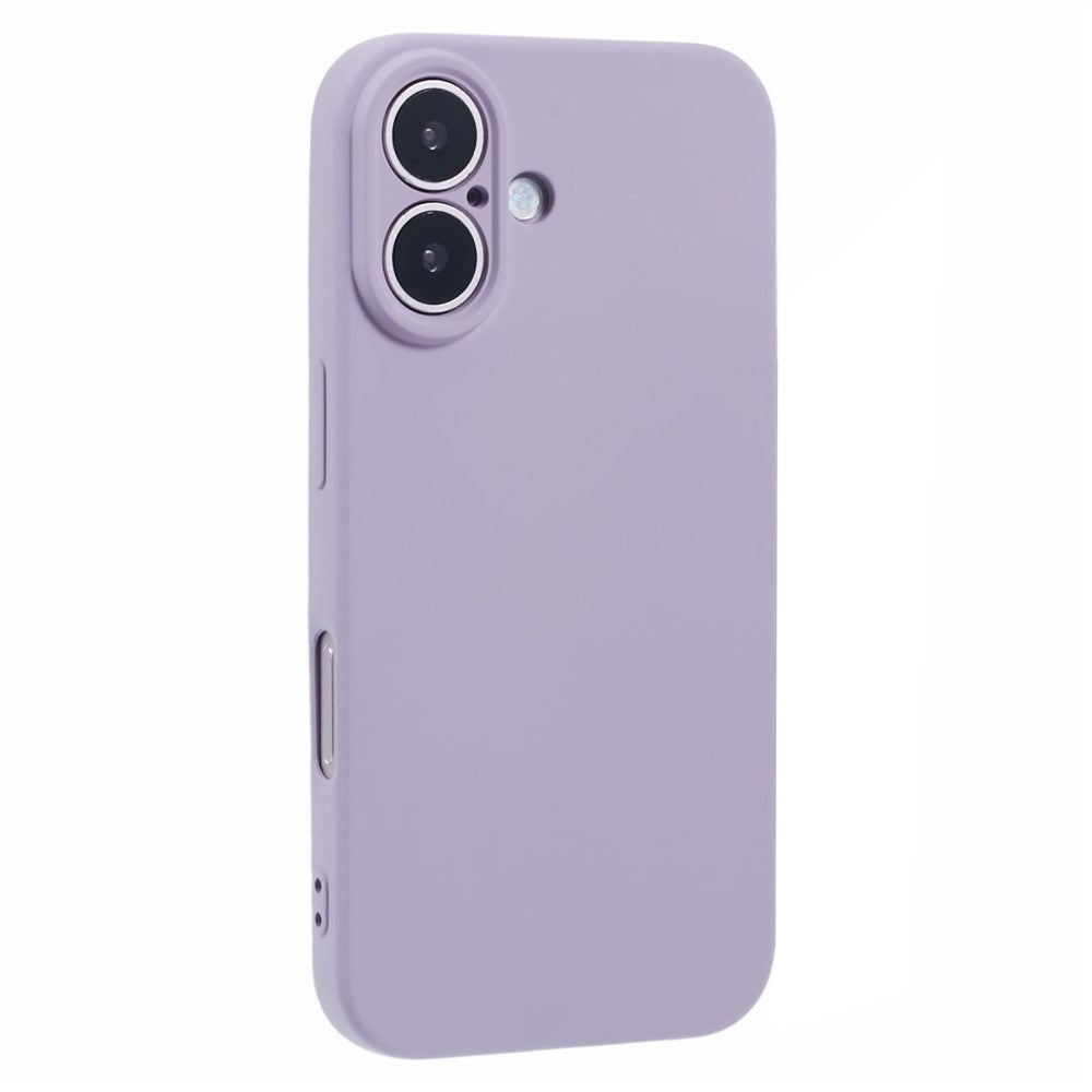 For iPhone 16 Plus Case Soft Fiber Lining TPU Phone Cover Camera Lens Protection