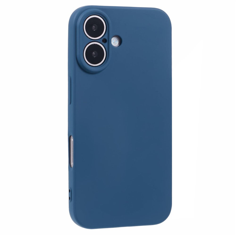 For iPhone 16 Plus Case Soft Fiber Lining TPU Phone Cover Camera Lens Protection