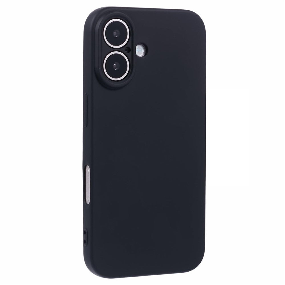For iPhone 16 Plus Case Soft Fiber Lining TPU Phone Cover Camera Lens Protection