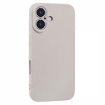 For iPhone 16 Plus Case Soft Fiber Lining TPU Phone Cover Camera Lens Protection
