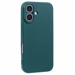 For iPhone 16 Plus Case Soft Fiber Lining TPU Phone Cover Camera Lens Protection