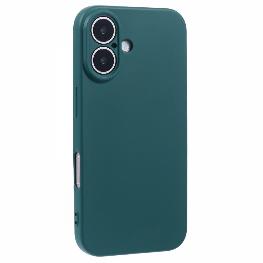 For iPhone 16 Plus Case Soft Fiber Lining TPU Phone Cover Camera Lens Protection