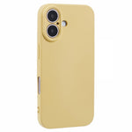 For iPhone 16 Plus Case Soft Fiber Lining TPU Phone Cover Camera Lens Protection