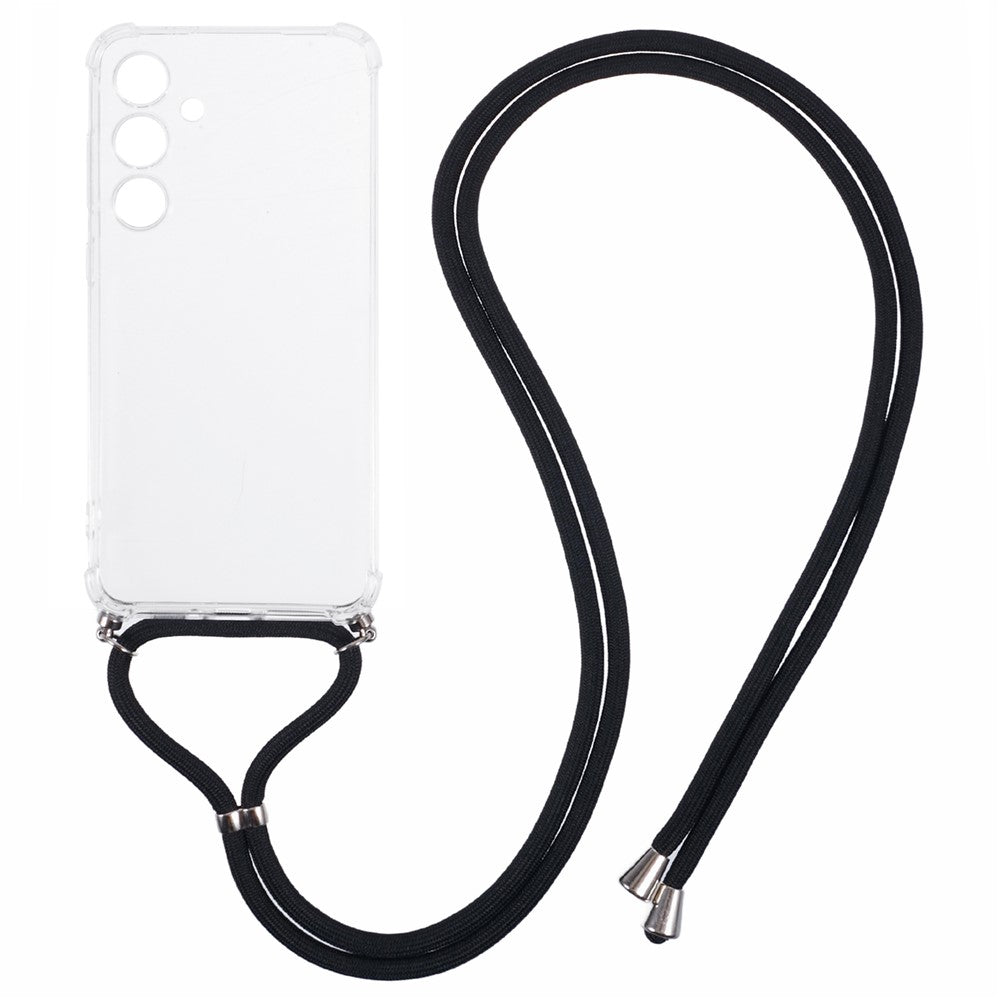 Til Samsung Galaxy S24 FE Etui TPU Klart Telefoncover Med Forstærket Hjørne