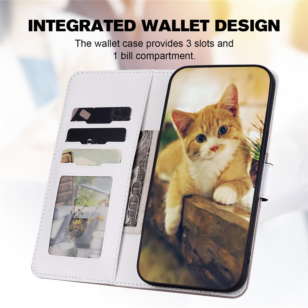 Cartoon Pet Series for Samsung Galaxy A35 5G Case Wallet Splicing Leather Cover