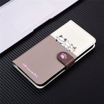 Cartoon Pet Series for Samsung Galaxy A35 5G Case Wallet Splicing Leather Cover
