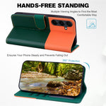 Tegneserie kæledyr serie til Samsung Galaxy A55 5G pung etui med sammensat læder telefoncover