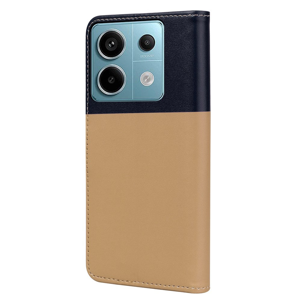 Cartoon Pet Series for Xiaomi Redmi Note 13 Pro 4G / Poco M6 Pro 4G Case Splicing Leather Wallet Phone Cover