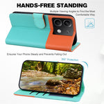 Cartoon Pet Series for Xiaomi Redmi Note 13 4G Wallet Phone Case Splicing Leather Flip Cover