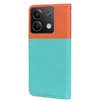 Cartoon Pet Series for Xiaomi Redmi Note 13 4G Wallet Phone Case Splicing Leather Flip Cover