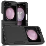 For Samsung Galaxy Z Flip7 FE 5G / Z Flip6 5G / Z Flip5 5G Phone Case 2-in-1 PC+TPU Shockproof Cover