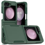 For Samsung Galaxy Z Flip7 FE 5G / Z Flip6 5G / Z Flip5 5G Phone Case 2-in-1 PC+TPU Shockproof Cover