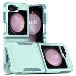 For Samsung Galaxy Z Flip7 FE 5G / Z Flip6 5G / Z Flip5 5G Phone Case 2-in-1 PC+TPU Shockproof Cover