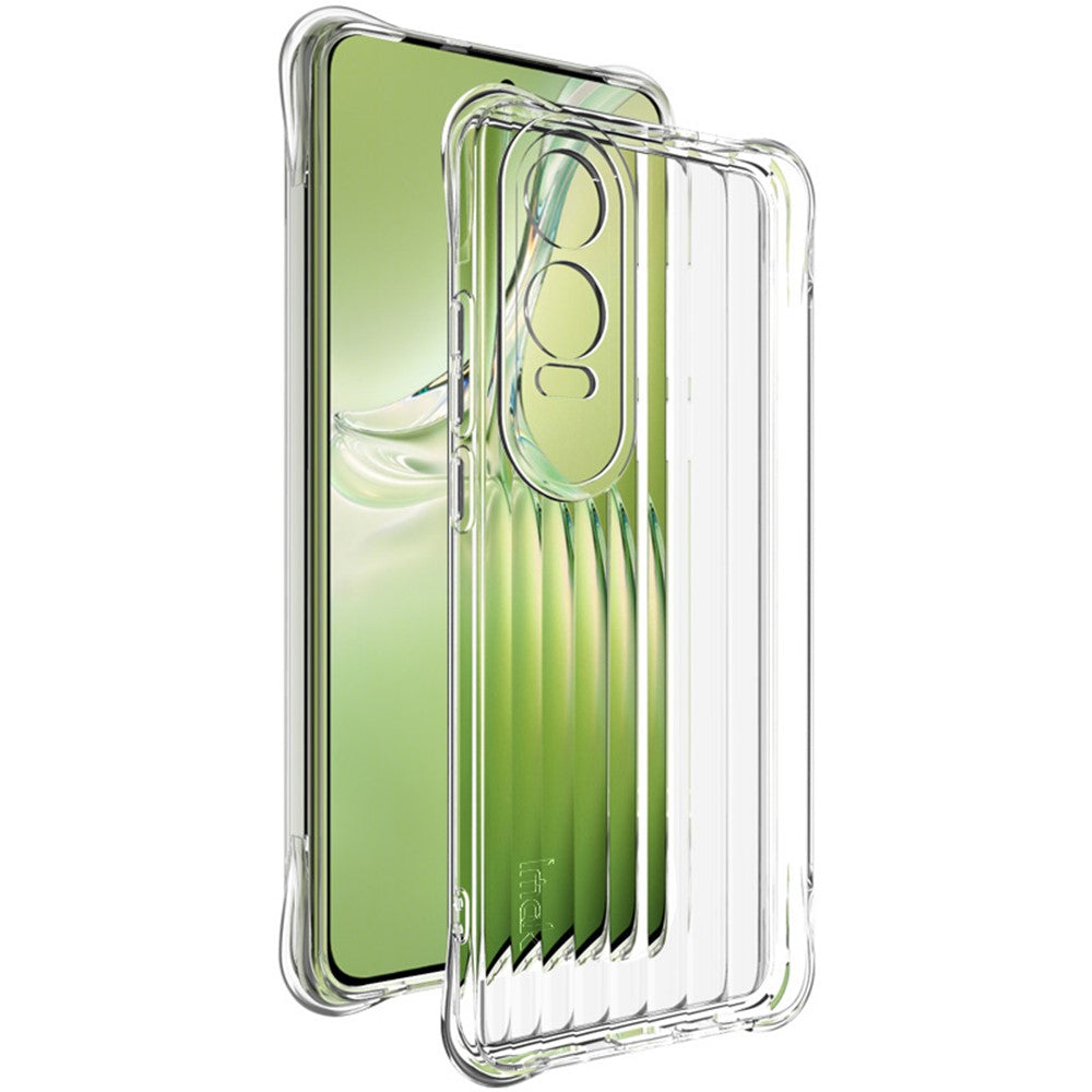 IMAK För OnePlus Nord CE4 Lite 5G / Oppo K12x 5G (Kina) Skal Korrugerad Textur TPU Anti-Drop mobilskal