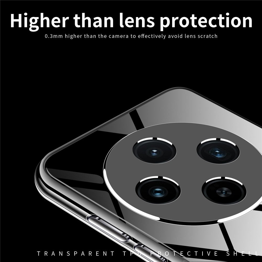 MOFI For Oppo Reno12 F 5G TPU Case Transparent Mobile Phone Cover
