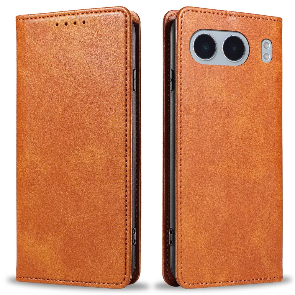 Til OnePlus Nord 4 Etui Pung Læder Folio Telefoncover Magnetisk Absorption Kalvetekstur