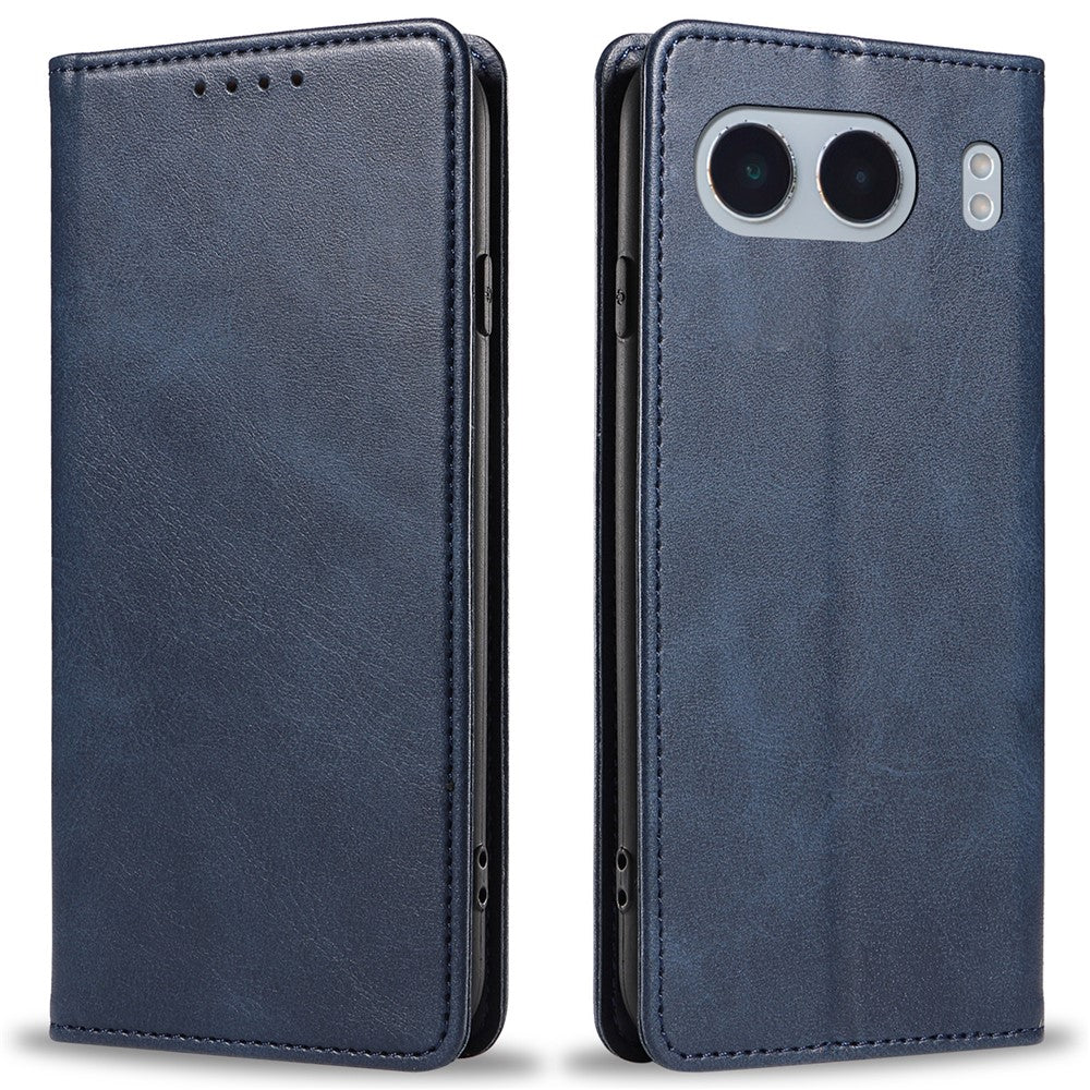 Til OnePlus Nord 4 Etui Pung Læder Folio Telefoncover Magnetisk Absorption Kalvetekstur