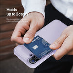 DUX DUCIS Rafi II Series for iPhone 16 Plus Magnetic Phone Case Card Holder Leather Back Cover