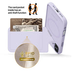 DUX DUCIS Rafi II Series for iPhone 16 Plus Magnetic Phone Case Card Holder Leather Back Cover