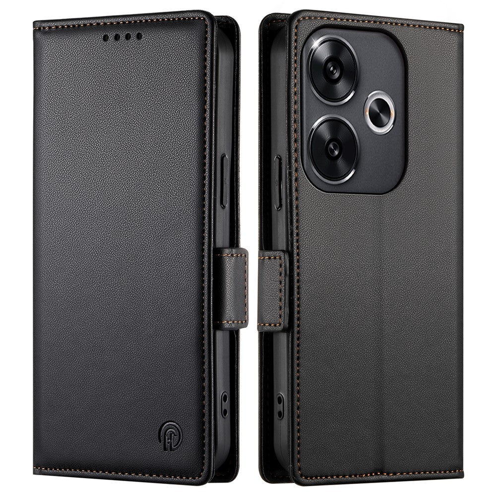 DF-010 For Xiaomi Redmi Turbo 3 5G / Poco F6 5G Stand Case PU Leather Wallet Phone Cover