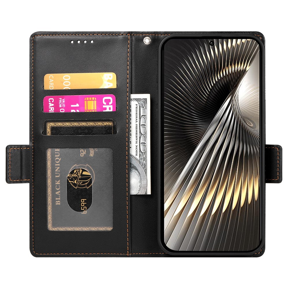 DF-010 For Xiaomi Redmi Turbo 3 5G / Poco F6 5G Stand Case PU Leather Wallet Phone Cover