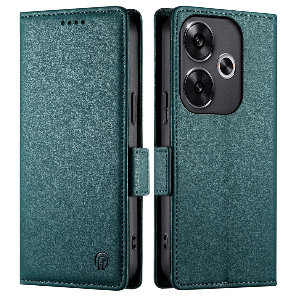 DF-010 For Xiaomi Redmi Turbo 3 5G / Poco F6 5G Stand Case PU Leather Wallet Phone Cover
