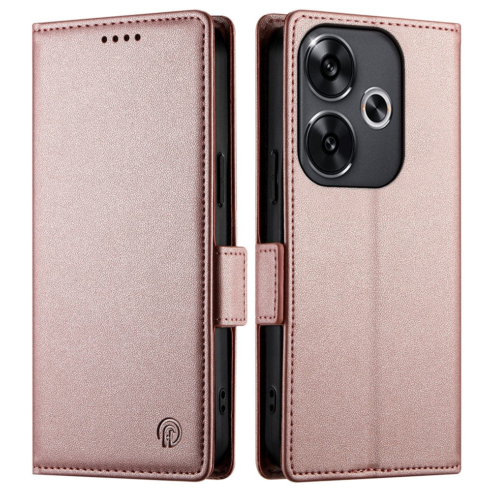 DF-010 For Xiaomi Redmi Turbo 3 5G / Poco F6 5G Stand Case PU Leather Wallet Phone Cover