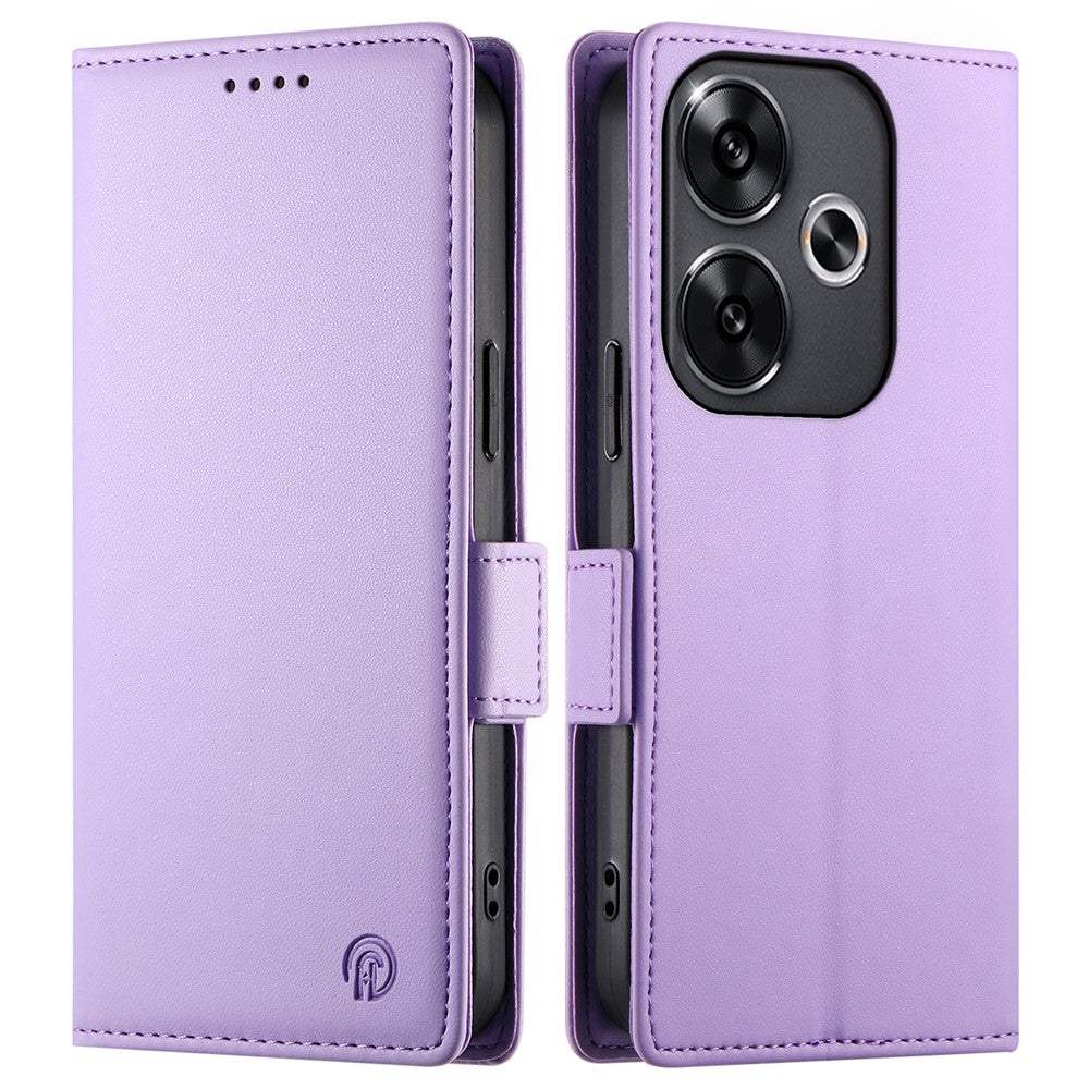 DF-010 For Xiaomi Redmi Turbo 3 5G / Poco F6 5G Stand Case PU Leather Wallet Phone Cover