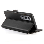 DF-010 For Oppo K12 / OnePlus Nord CE4 5G Stand Case Anti-Drop PU Leather Wallet Phone Cover
