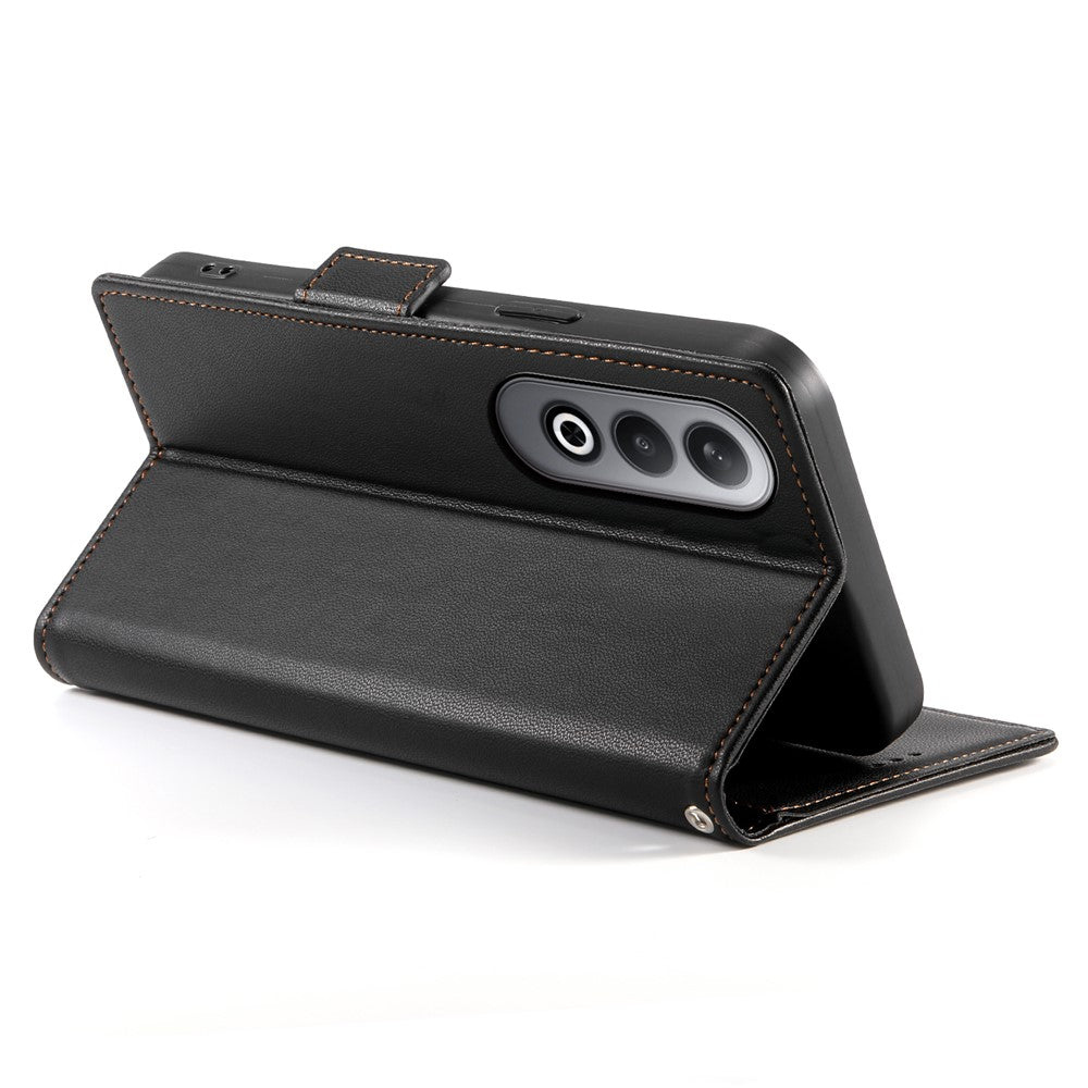 DF-010 For Oppo K12 / OnePlus Nord CE4 5G Stand Case Anti-Drop PU Leather Wallet Phone Cover