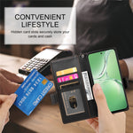 DF-010 For Oppo K12 / OnePlus Nord CE4 5G Stand Case Anti-Drop PU Leather Wallet Phone Cover