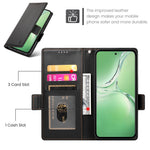 DF-010 For Oppo K12 / OnePlus Nord CE4 5G Stand Case Anti-Drop PU Leather Wallet Phone Cover