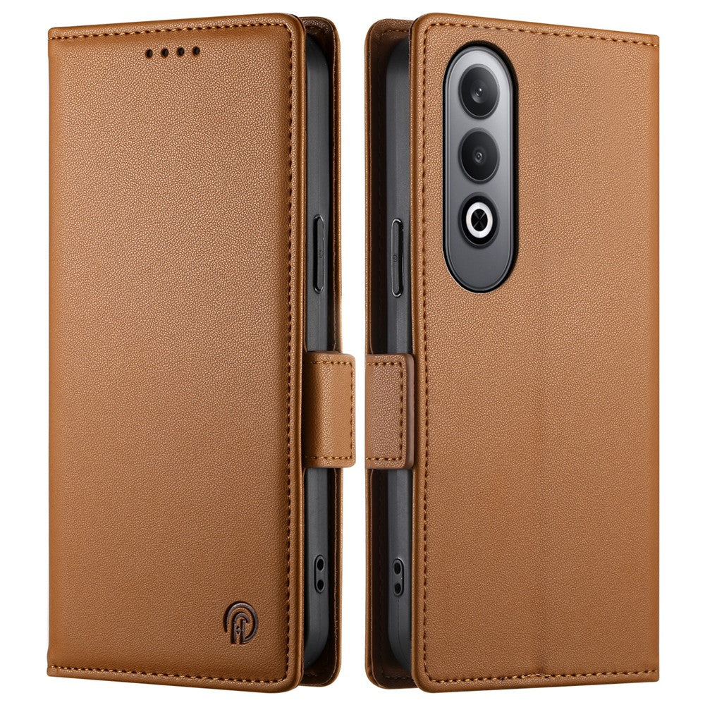 DF-010 For Oppo K12 / OnePlus Nord CE4 5G Stand Case Anti-Drop PU Leather Wallet Phone Cover