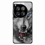 For OnePlus 12 5G Phone Case Pattern Printing Tempered Glass Shockproof Cover