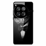 For OnePlus 12 5G Phone Case Pattern Printing Tempered Glass Shockproof Cover