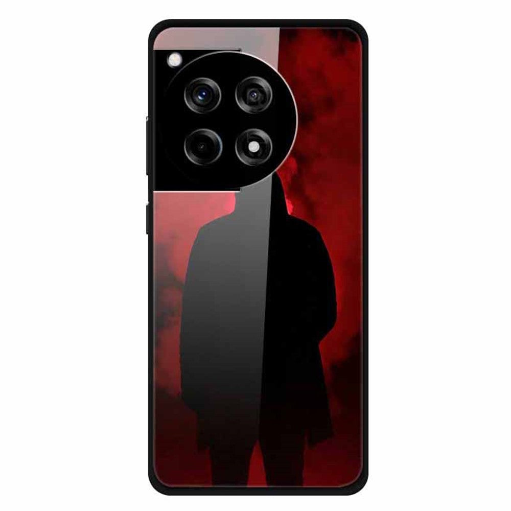 OnePlus 12R 5G / Ace 3 5G-skal Snyggt mönster PC+TPU+härdat glas Mobilskal