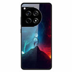 OnePlus 12R 5G / Ace 3 5G-skal Snyggt mönster PC+TPU+härdat glas Mobilskal