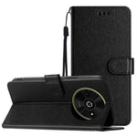 For Xiaomi Poco C61 4G / Redmi A3 4G Case Wallet Stand Leather Silk Texture Phone Cover