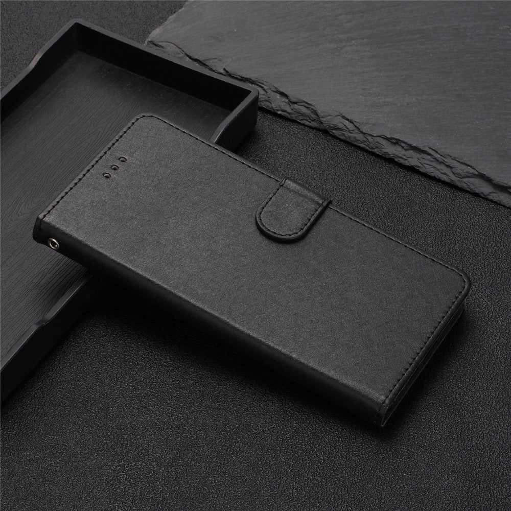 For Xiaomi Poco C61 4G / Redmi A3 4G Case Wallet Stand Leather Silk Texture Phone Cover
