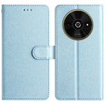 For Xiaomi Poco C61 4G / Redmi A3 4G Case Wallet Stand Leather Silk Texture Phone Cover